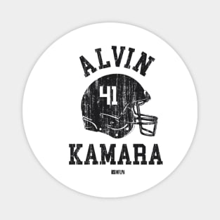 Alvin Kamara New Orleans Helmet Font Magnet